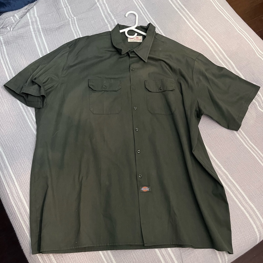 Dickie short sleeve button up shirt